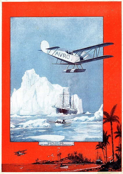 Avro aircraft with Shackleton Antarctic expedition