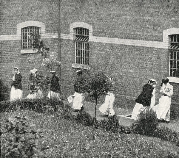 Aylesbury Inebriate Reformatory - Inmates Taking Exercise