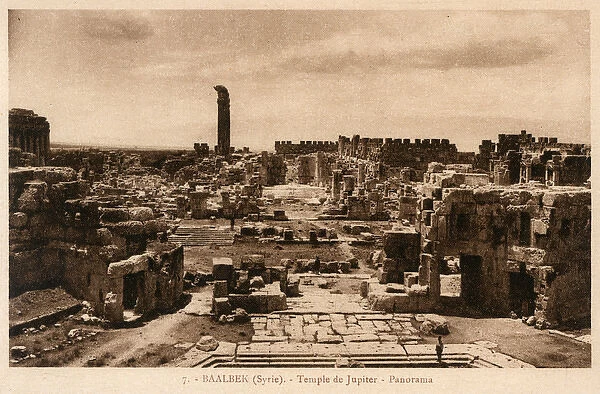Baalbek, Lebanon - The Temple of Jupiter - Panorama