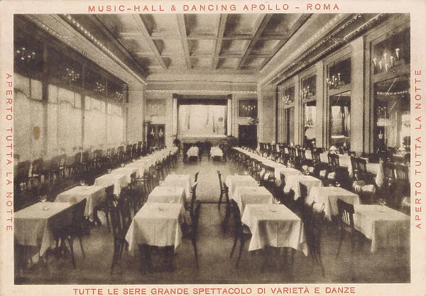 The ballroom of the music hall and cabaret venue - Apollo