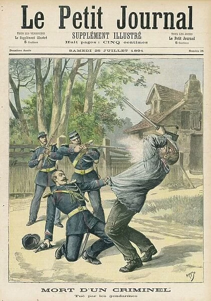 Bandit  /  Shot  /  France  /  1891