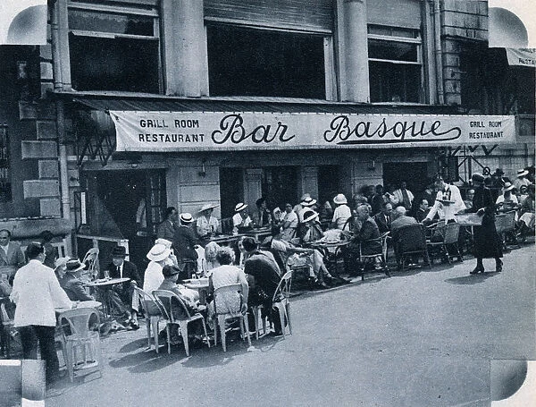Bar Basque at Biarritz, 1934
