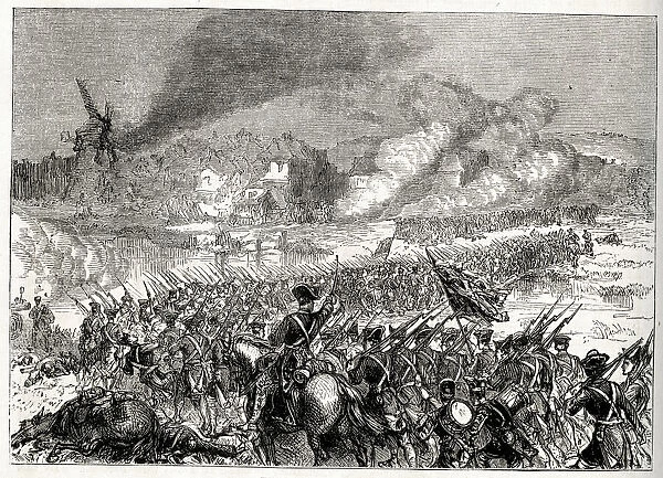 The Battle of Blenheim (or Blindheim), Hochstadt, Germany, 13 August 1704
