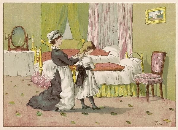 Bedtime Undressing 1884