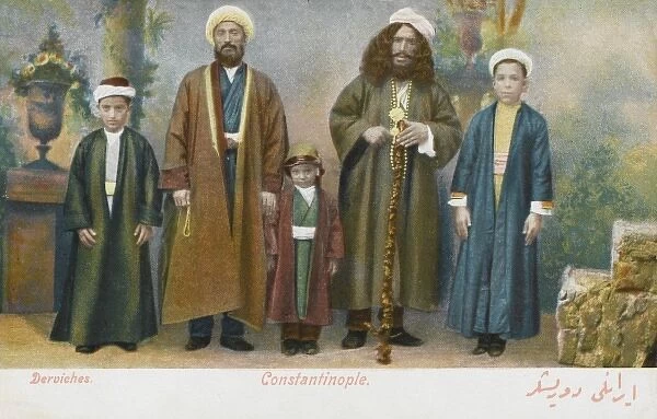 Bektashi Dervishes with children