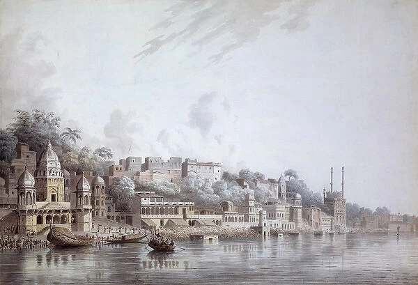 Benares on the Ganges, by Hubert Cornish