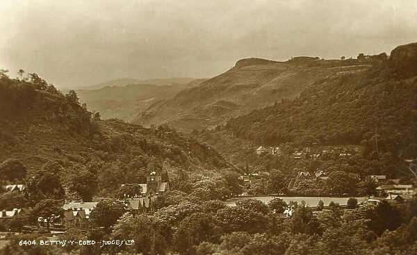 Bettws-y-Coed, Wales - Judges real photo postcard 1921