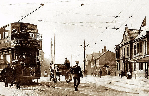 Birkenhead Laird Street Tram Terminus early 1900s