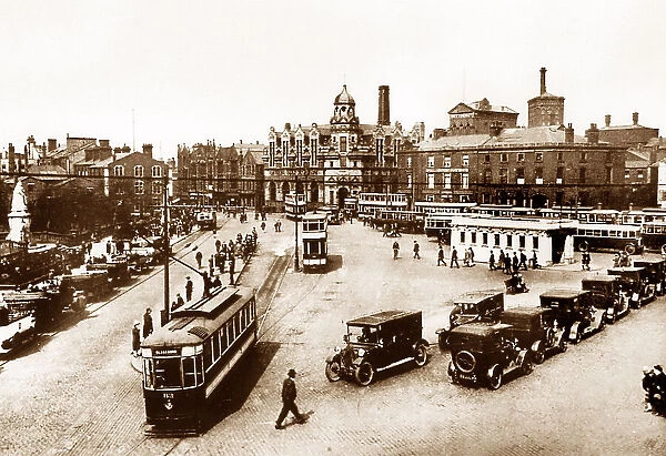 Blackburn Station Square probably 1920s