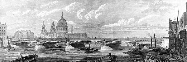 Blackfriars Bridge, London, 1869