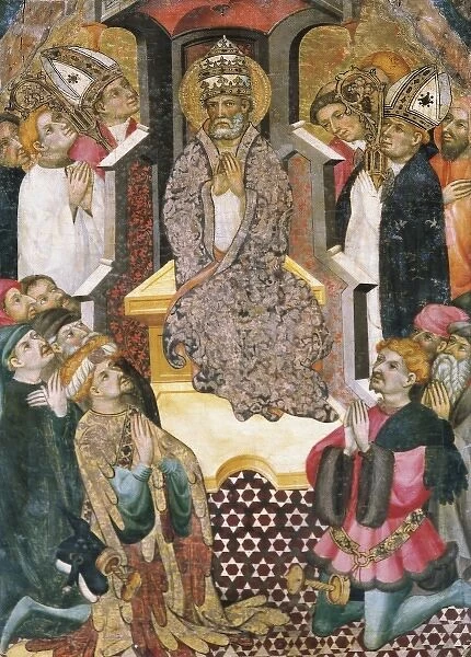 BORRASSA, Llu�(1360-1425). Altarpiece of Saint
