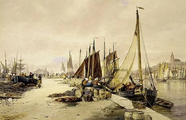 Boulogne (1877). Hardy, Thomas Bush 1842 - 1897. Date: 1877
