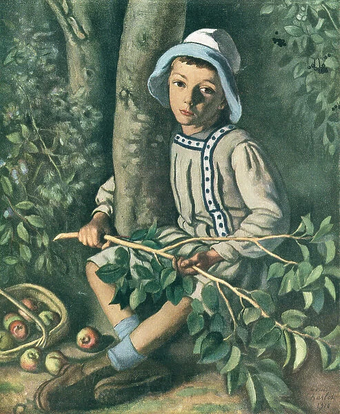 Boy With A Branch
