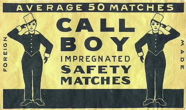 Call Boy Impregnated Safety Matches
