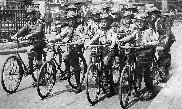 Boy scouts during WW1
