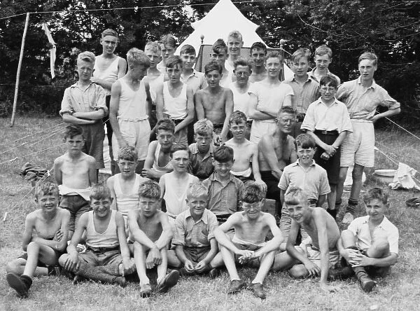 Boys Club group photograph 1934