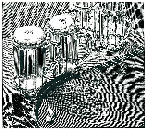The Brewers Society Advertisement Illustration