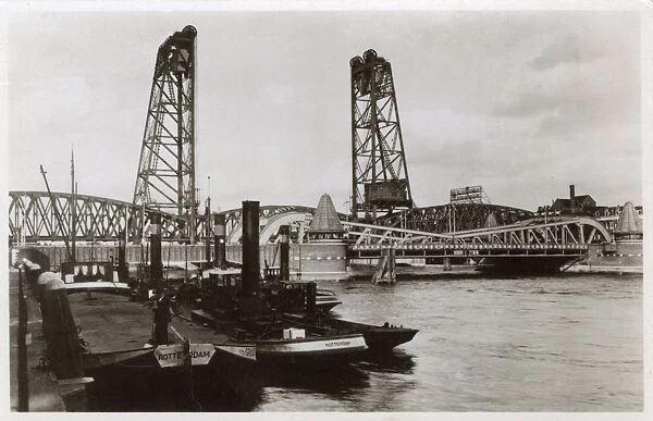 The Bridges over a side branch of the River Mause, Rotterdam