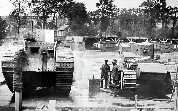British tanks during WW1