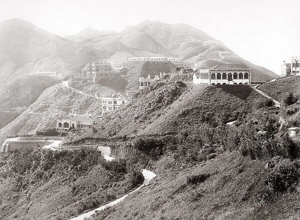 Buildings on The Peak, Hong Kong, c. 1890 s