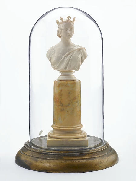 Bust in glass dome