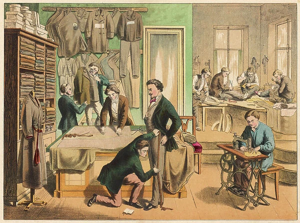 Busy tailors workshop