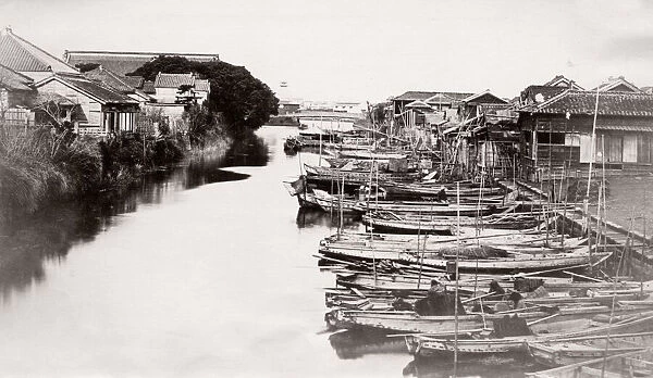 c. 1871 Japan - Tsukidji Tokyo - from The Far East magazine