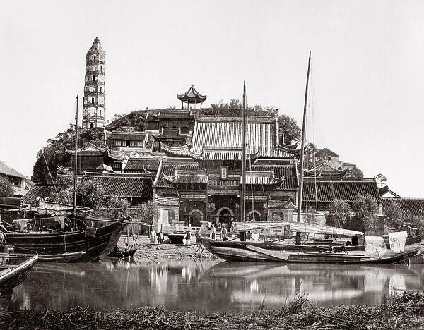 c. 1880s China Silver Island Yangtze River