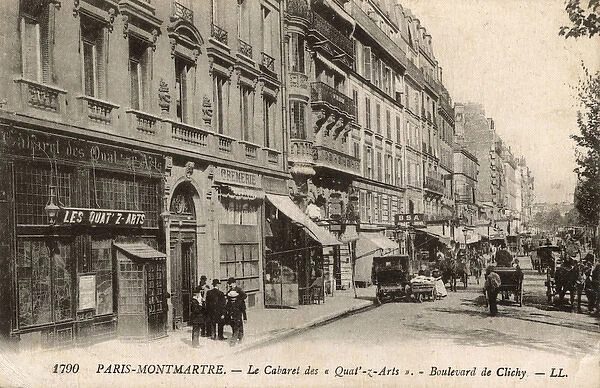 Cabaret des Quat z Arts - Montmartre, Paris