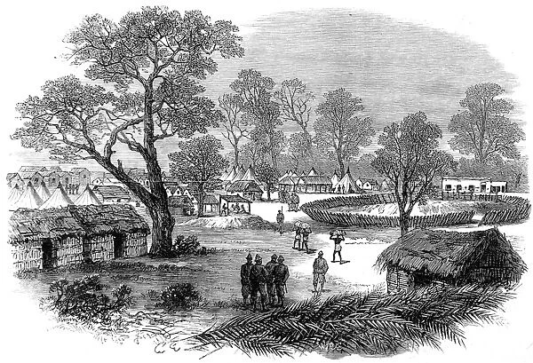 The Camp at Dunquah, Gold Coast, 1874