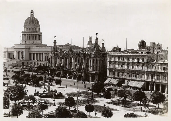 Capitol and Central Plaza, Havana, Cuba