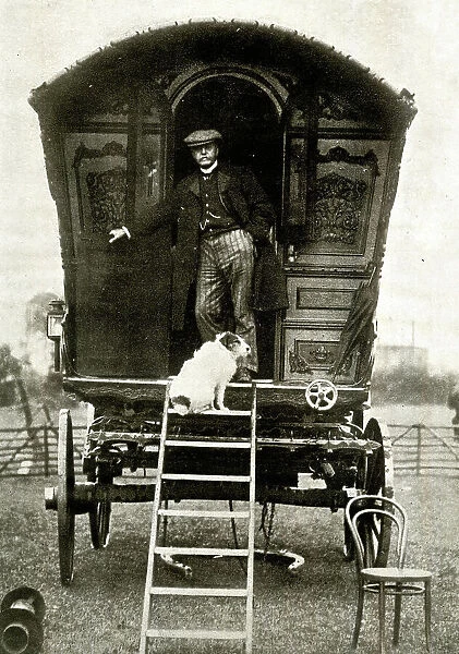 Caravan Jack and his dog