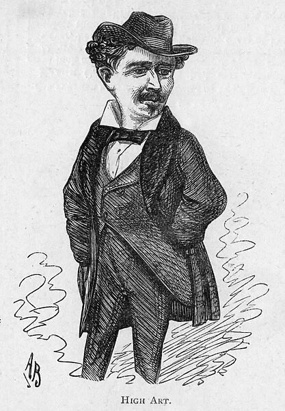 Caricature of the actor Fred Vokes