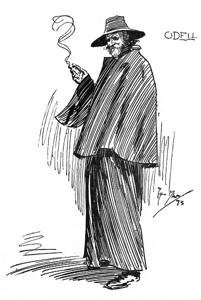 Caricature of Barry Eric Odell Pain - English journalist