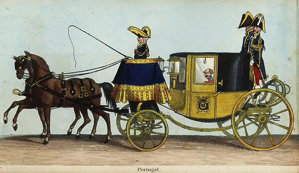 Carriage of the Charge d Affaires of Portugal in