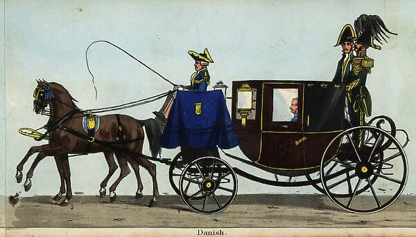 Carriage of the Danish minister, Baron Blome, in