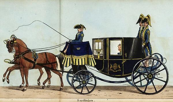 Carriage of the Sardinian minister in Queen Victoria s