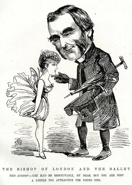 Cartoon, The Bishop of London and The Ballet