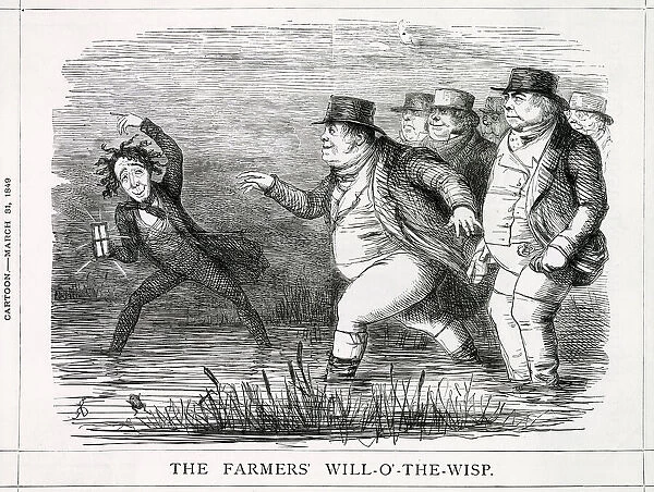 Cartoon, The Farmers Will-O-The-Wisp