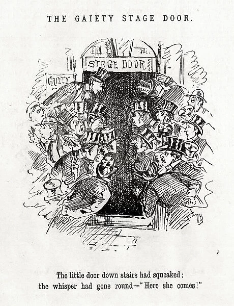 Cartoon, The Gaiety Theatre Stage Door