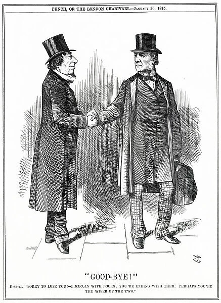 Cartoon, Good-Bye! (Gladstone and Disraeli)