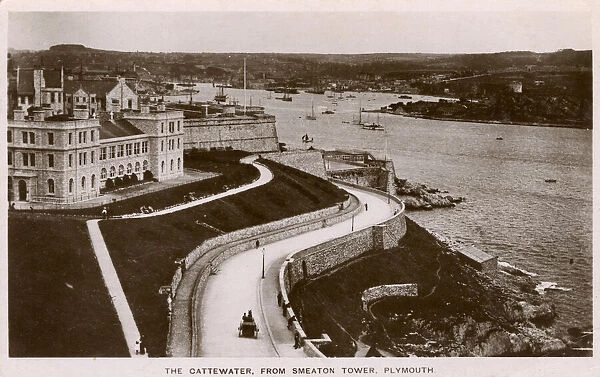 The Cattewater, from Smeaton Tower, Plymouth, Devon