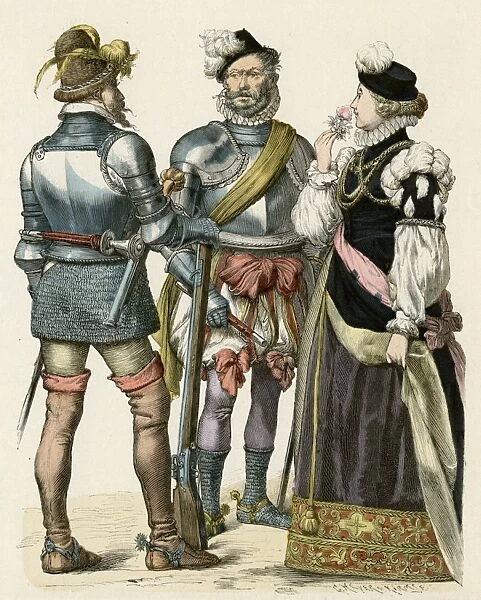 Cavalrymen & Lady 1560