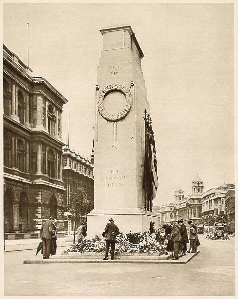 Cenotaph, Whitehall, London 1935