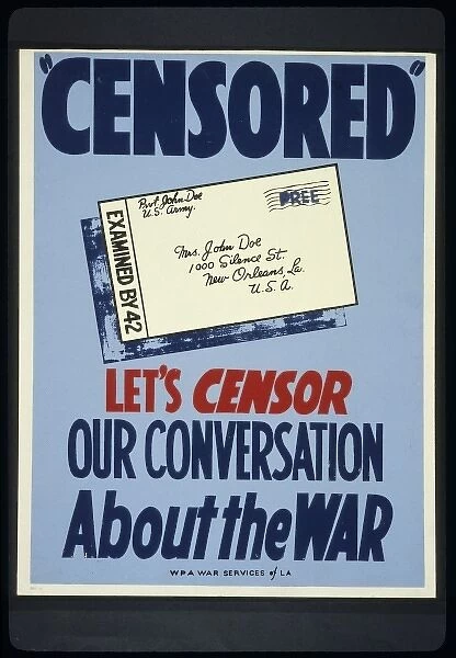 Censored Lets censor our conversation about the war Censore