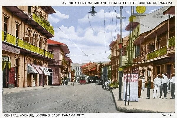 Central Avenue, Looking East, Panama City