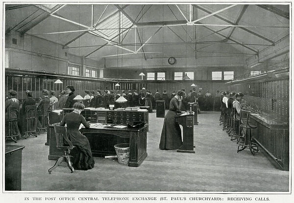 Central telephone exchange 1903