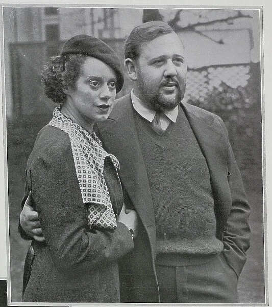 Charles Laughton and Elsa Lanchester