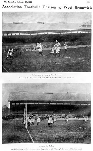 Chelsea vs West Bromwich Albion 1905