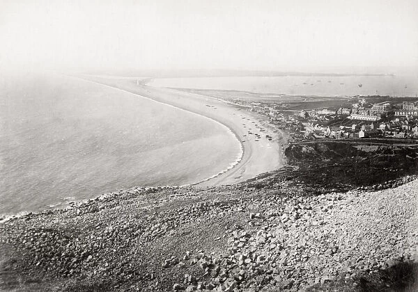 Chesil Beach, Isle of Portland, England, c. 1880 s
